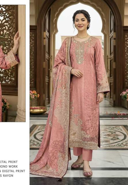 Shree fab KT - 338 wholesale dress materials shop in surat